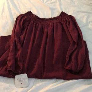 Off shoulder Maternity dress